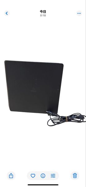 【動作確認済】SONYソニー PS4/PlayStation4 CUH-2000B 500GBジェットブラック本体・電源コードのみ