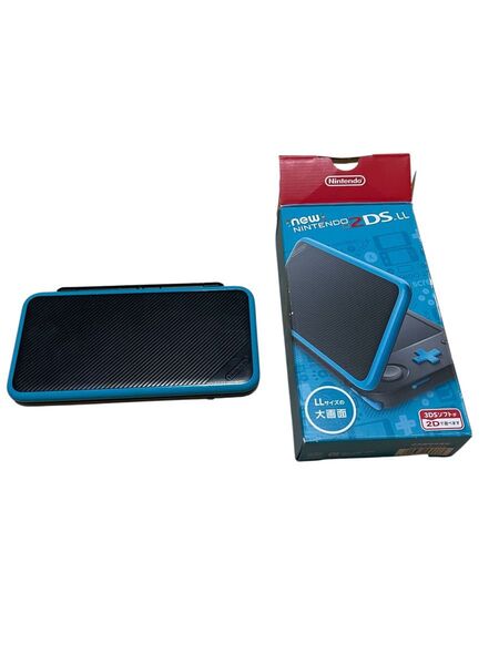 【ジャンク品、充電器・タッチペン無し】Newニンテンドー2DS LL 本体 箱付き ブルー