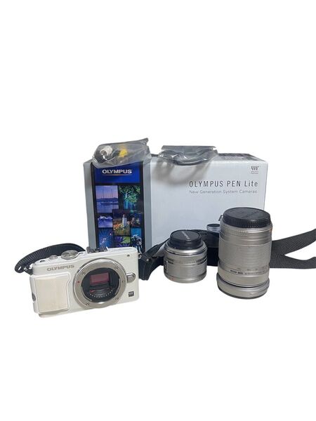 OLYMPUS PEN Lite E-PL6シリーズ ダブルズームレンズキット ホワイト
