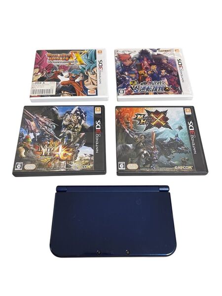 Newニンテンドー3DS LL 本体+充電器+タッチペン付き 初期化済み
