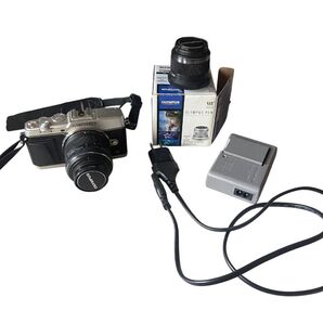 OLYMPUS PEN E-PL5 ミラーレス一眼カメラ レンズ2本・充電器付き 動作品