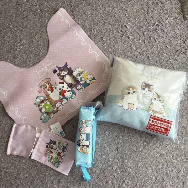 モフサンド mofusand×Sanrio characters トイレマット ペーパーホルダー ティシュケース サンリオ
