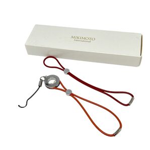 【MIKIMOTO】ミキモト 真珠 ストラップ キーホルダー キーリング