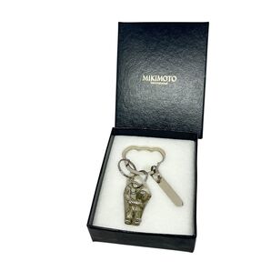 【MIKIMOTO】ミキモト くま クマ キーリング キーホルダー