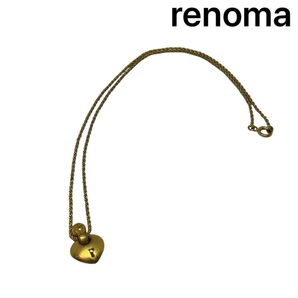 【renoma】レノマ ネックレス ペンダント ゴールドカラー ゴールド系 ペンダント