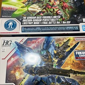 HG ユニコーンガンダム Ver.GSF シナンジュ Ver.GSF 2体セット 新品未組立 機動戦士ガンダムUC