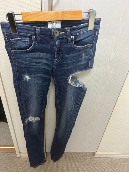 GYDA SIDERIPPED スキニー デニム パンツ S