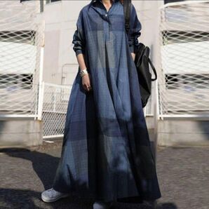 ロングワンピース ワンピース 上品 キレイめ Aライン 体型カバー 楽チン 普段着 お出かけ 日やけ対策