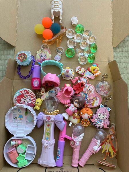 プリキュアグッズ まとめ売り 前髪クリップ、キーホルダー、アクリルスタンドなど