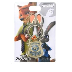 【新品】ディズニー ストア ズートピア 5周年 ニック ジュディ モバイル スマホ リング 完売品