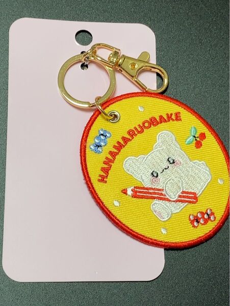 サンリオ キャラクター大賞 ロゴ刺繍タグキーホルダー キーホルダー はなまるおばけ 2025