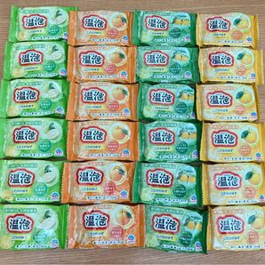 数量限定 温泡 こだわりゆず 4種類 24個詰め合わせ 入浴剤 アース製薬
