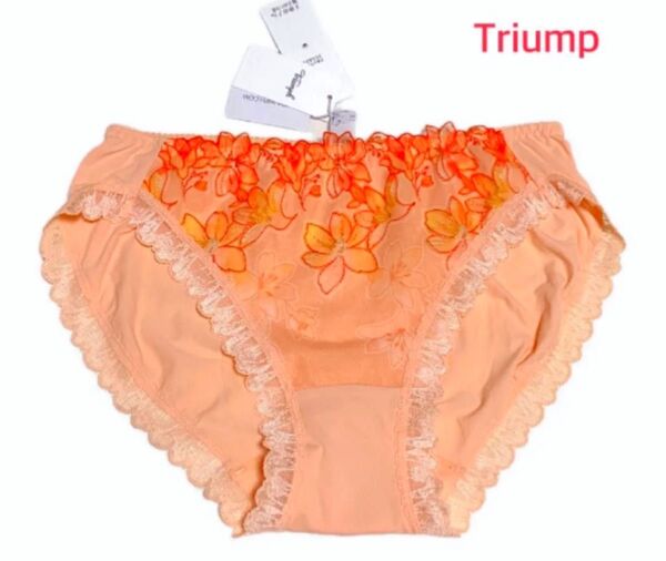 Triump 天使のブラ 魔法のハリ感レギュラーショーツ M オレンジ 定価2,970円【ラスト1点のみ☆☆】