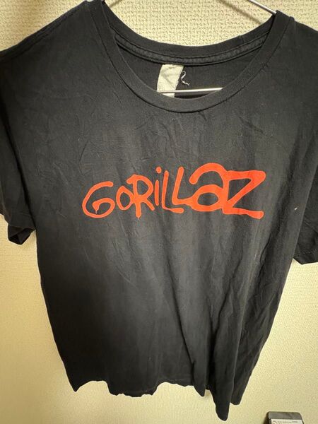 Gorillaz Paint Brush Red Logo Tシャツ ゴリラズ バンド