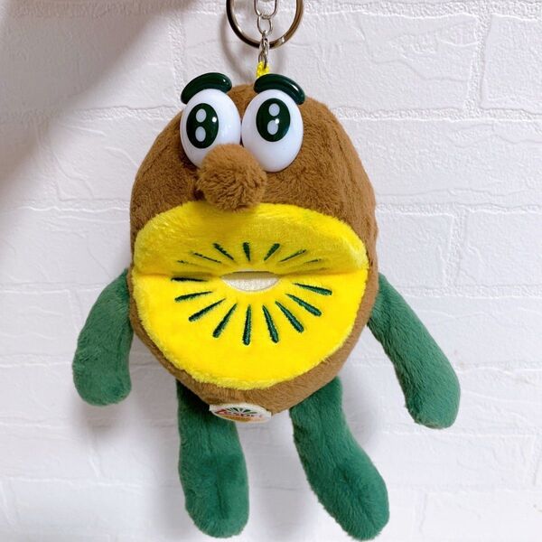 Zespri ゼスプリ キウイ キウイブラザーズ ぬいぐるみ キーホルダー付き ゴールド