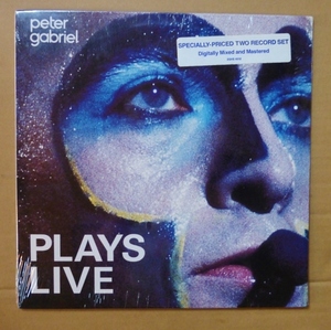 未開封！PETER GABRIEL「PLAYS LIVE」米ORIG [GEFFEN] 盤