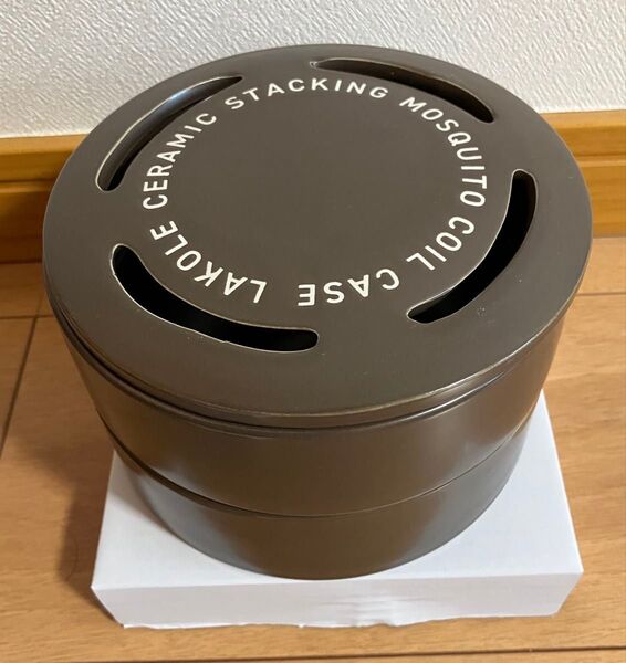 LAKOLE★蚊取線香ホルダー★シンプルモノトーン ダークグレー ブラック黒完売 茶色 チャコールグレー
