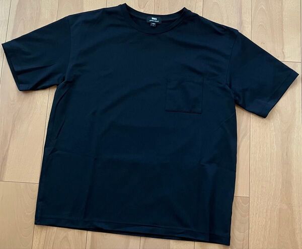 【1度のみ着用】コラボT WWS MOON-TECH 黒 半袖シャツ Tシャツ L 無地 ブラック ポケットT ムーンレイカーズ