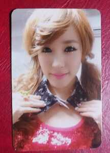 Девочки Tetso Tiffany Twinkle Treka Red Tiffany Proporte Card Card Girls 'Girls' поколение девушек Sonyoshide Photo Carc