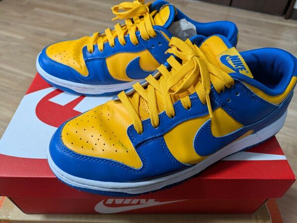 ナイキダンク NIKE DUNK LOW RETORO ブルー/イエロー27.5