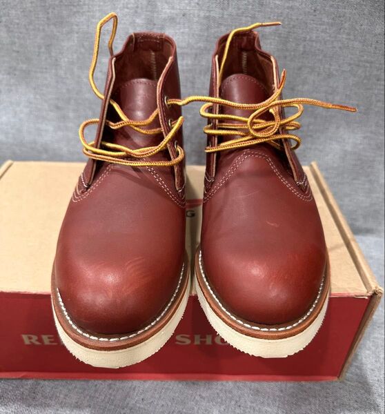 RED WING 3139 チャッカブーツ ブラウン 25.5cm
