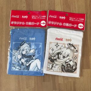 原神 コカコーラ 巾着ポーチ パイモン