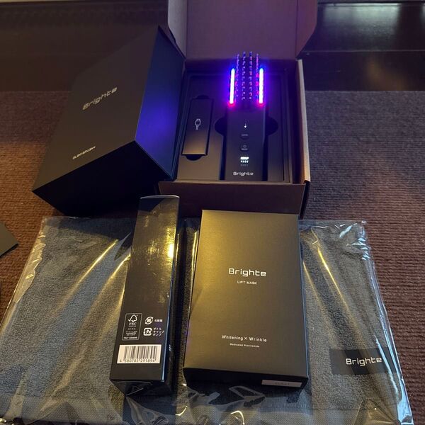 Brighte 美顔器 リフトマスク タオル 3点セット 未使用