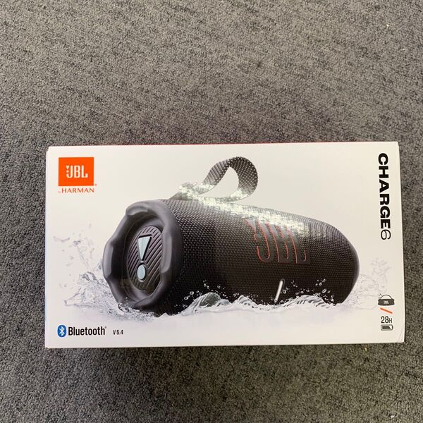 新品未開封・防水ポータブルスピーカー JBL Charge 6 JBLCHARGE6BLK Black