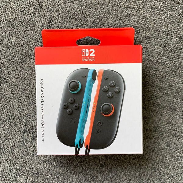 新品未開封・Nintendo Switch Joy-Con 2 (L) ライトブルー/(R) ライトレッド