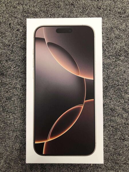 新品未開封・アップルストア版・iPhone 16 Pro Max 256GB デザートチタニウム