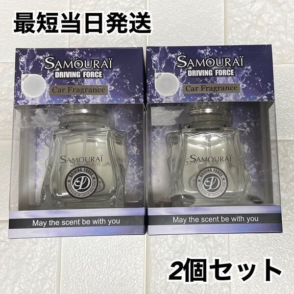 サムライ カーフレグランス 置き型 60ml 車用芳香剤 2個セット