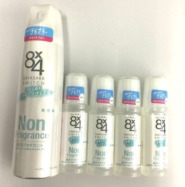 新品 エイトフォー パウダースプレー ロールオン 計5点セット