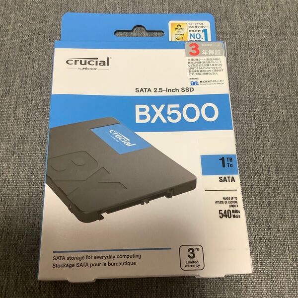 BX500 crucial CT1000BX500SSD1JP 2.5インチ 内蔵SSD 1TB