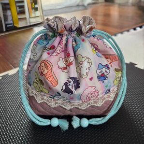保冷・保温 洗える ハンドメイド ちいかわ×サンリオ お弁当袋のみ