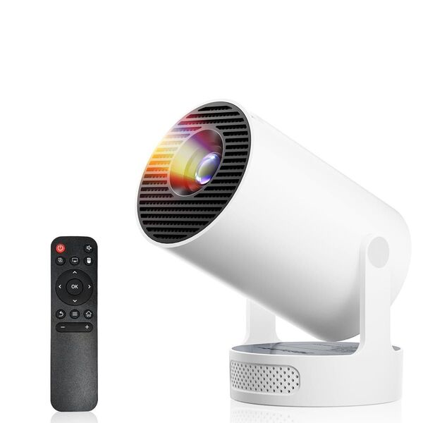 プロジェクター 小型 【2025版Android TV搭載&270°回転】 短距離投影 4K対応 日本語取扱説明書