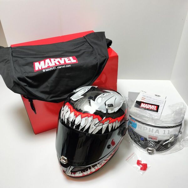 廃盤 HJC マーベル ヴェノム 2 HJH166 RPHA 11 Mサイズ フルフェイスヘルメット ヘルメット