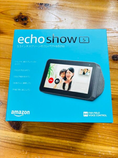 echo show 5 第1世代 イヤホンジャック付タイプ チャコール スマートディスプレイwith Alexa エコーショー5
