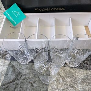 KAGAMI CRYSTAL ロックグラス 5個セット