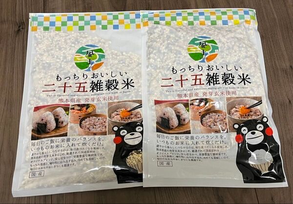 二十五雑穀米 国産 2袋 未使用