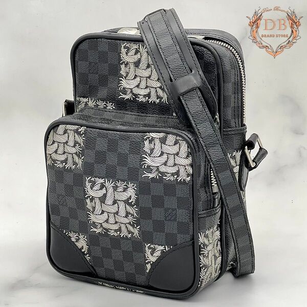 【限定品】 ルイヴィトン ダミエグラフィット クリストファーネメス アマゾン Louis Vuitton メンズ バッグ ブラック