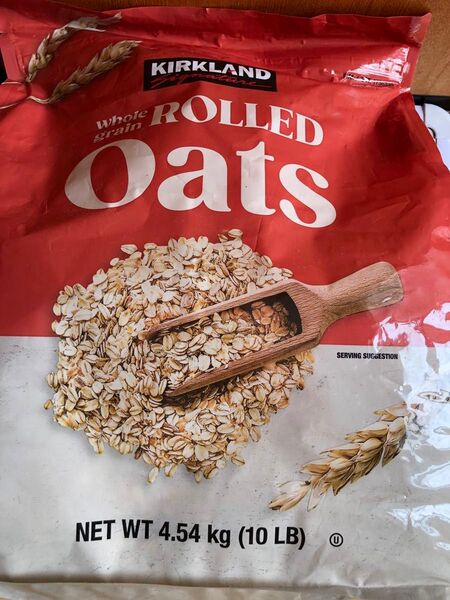 KIRKLAND ROLLED OATS オートミール 4.54kg コストコ