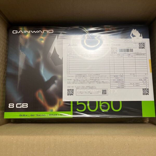 新品未開封 Gainward GeForceRTX5060 Ghos