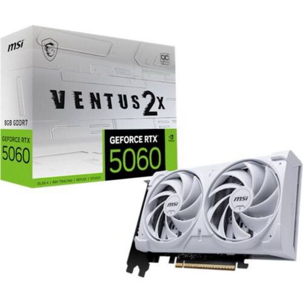 新品未開封 MSI GeForce RTX5060 8G VENTUS 2X OC WHITE / PCI Express 5.0