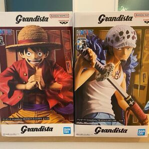 ワンピース Grandista-MONKEY.D.LUFFY--TRAFALGAR.LAW- ルフィ、ロー 2体セット