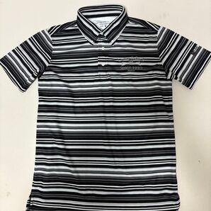 cutter&buck ゴルフ ボタンダウン半袖ポロシャツ ボーダー