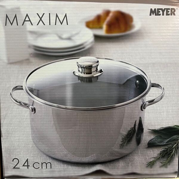 マイヤー MEYER マキシム ステンレス両手鍋 24cm Maxim Stainless Double Handles Pot
