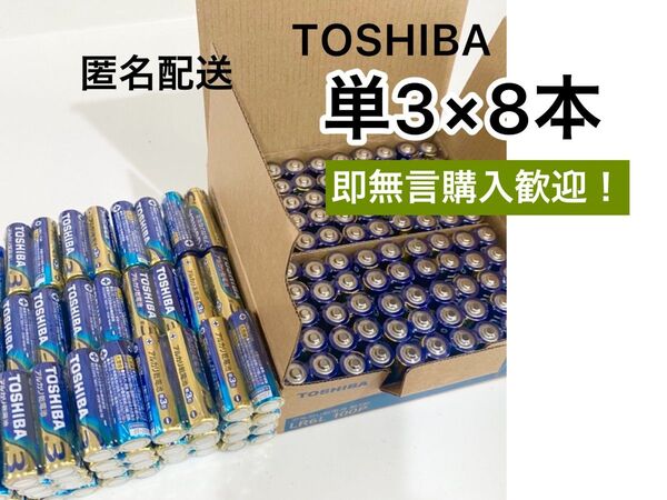 東芝 アルカリ乾電池 単3 単3電池 単三