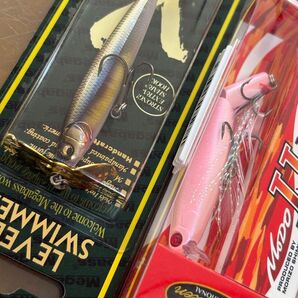★未開封品★メガバス レベルスイマー#カスミITO & エバーグリーン JxJミノー# モリゾーピンク◇2コセット