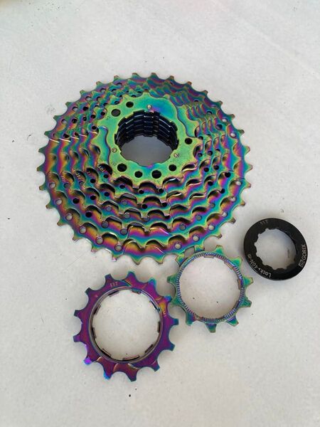 GORIX ゴリックス スプロケット 自転車 8速 (11-32T) オイルスリック (GX-CASSETTE (8s)) 耐久性