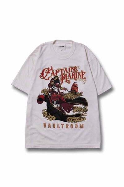Mサイズ CAPTAIN MARINE TEE / OFF WHITE vaultroomボルトルーム 宝鐘マリン